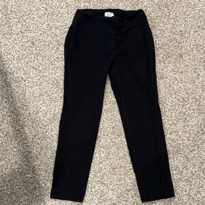 Crown & Ivy Black Slim Fit Pants